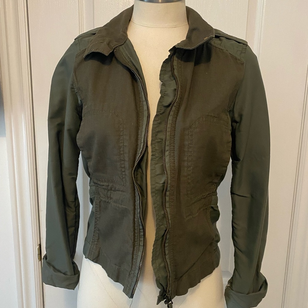 Lucky Brand Green Army/cargo jacket